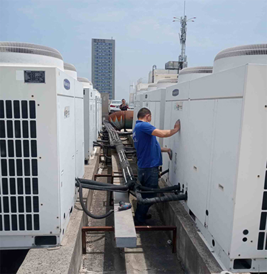 平度中央空调制热和不制冷系统维修方法